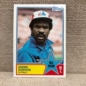Topps All Star Andre Dawson Trading Card
